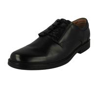 Clarks Men's Un Aldric Lace Oxford, Black Leather, 7.5 UK