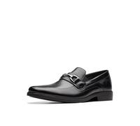 Clarks Men's Clarkslite Bit Loafer, Black Leather, 6 UK