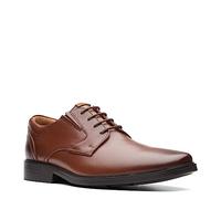 Clarks Men's Clarkslite Low Oxford, Tan Leather, 8 UK