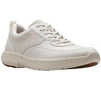 Clarks Men's Clarkspro Lace Oxford, White Leather, 11.5