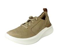 Clarks Mens CloudSteppers Platform Trainers SolevanaStyle - Sand Nubuck Leather - UK Size 8G - EU Size 42 - US Size 9M