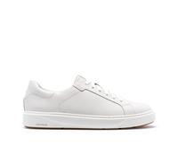 Clarks Men's Code C Lace White Leather Trainers, Lace Up | Size: 6/Standard Fit