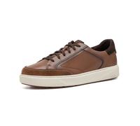 Clarks Men's Code C Tie Sneakers | Leather Upper, Two-Part C360 Cushioning, Strobel Construction Flex, Lightweight EVA Midsole, Excellent Rubber Grip