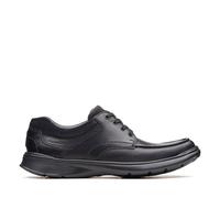 Clarks Men's Cotrell Edge Black Smooth Leather Derby Shoes, Lace Up | Size: 10/Standard Fit