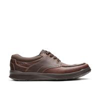 Clarks Cotrell Edge Brown leather Mens comfort shoes 1980-37G in a Plain Leather in Size 9.5