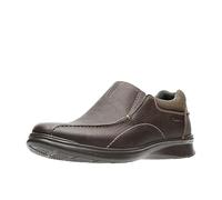 CLARKS Men's Cotrell Step Slip-on Loafer, Brown Oily, 10.5 W US