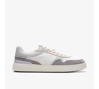 Clarks Men's Courtlite Race Sneaker, Light Grey Combi, 9.5 UK