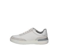 Clarks Men's Courtlite Tor Sneaker, White Canvas, 7.5 UK