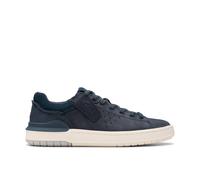 Clarks Men's Courtlite2 Run Sneaker, Navy Nubuck, 8 UK