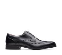 Clarks Mens Craft Arlo Limit Brogue Black Leather Brogues,Oxford Shoes,Lace Up