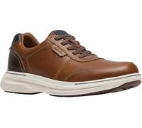 Clarks Mens Craftwell Lace, Tan Leather, 8 Wide