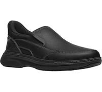 Clarks Men's Craftwell Step Loafer, Black Tumbled Leather, 10.5 Wide