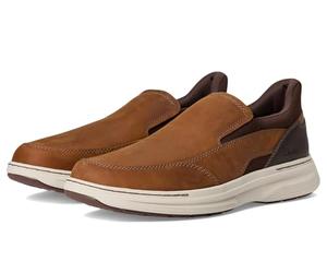 Clarks Men's Craftwell Step Loafer, Light Brown Leather, 11.5 Wide