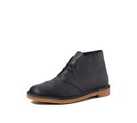 Clarks Men's Desert Boot Bushacre 3, Black Leather, 8.5 UK