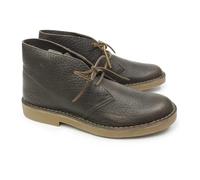CLARKS Men's Desert Boot Evo Dark Brown Leather U26CL07 26183363, Dark Brown Lea, 9.5 UK