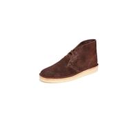 Clarks Men's Desert Coal Chukka Boot, British Tan Suede, 11