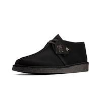 Clarks Men's Desert Trek Oxford, Black Suede, 10