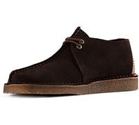 Clarks - Mens Desert Trek Shoe, 9.5 UK, Dark Brown