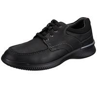Clarks Men's Donaway Edge Oxford, Black Leather, 8.5 UK