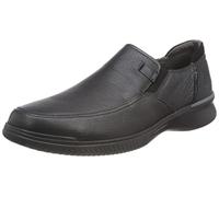 Clarks Men's Donaway Step Loafer, Black (Black Leather), 12 UK