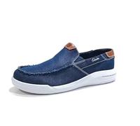 Clarks Men's Driftlite Step Loafer Flat, Navy Combi, 7.5 UK