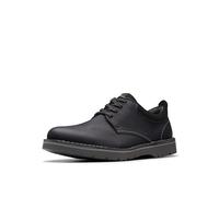 Clarks Men's Eastridge Low Oxford, Black Leather, 8 UK