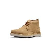 Clarks Men's Eastridge Mid Chukka Boot, Sand Suede, 6.5 UK