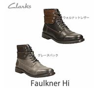 Clarks Mens Faulkner Hi Grey WLined Nub Winter Boot UK 8,9,10,11 G