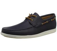 Clarks Men's Ferius Coast Boat Shoe, Dark Blue Lea, 5.5 UK