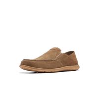 Clarks Men's Flexway Easy Moccasin, Light Tan Suede, 8 UK