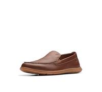 Clarks Men's Flexway Step Moccasin, Light Brown, 6.5 UK