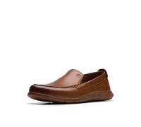 Clarks Men's Flexway Step Moccasin, Light Brown, 7.5 UK