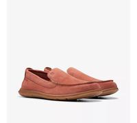 Clarks Mens Flexway Step Red Suede - Slip On - Loafer Grippy UK 8,9,10 G