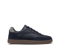 Clarks Men's Fosse Cup Navy Suede Trainers, Lace Up in Blue | Size: 11/Standard Fit