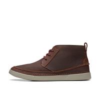 Clarks Men's Gereld Mid Ankle Boot, Brown Leather, 6 UK