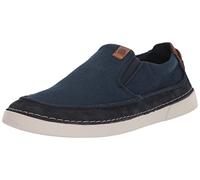 Clarks Men's Gereld Step Sneaker, Navy Mix, 10 UK
