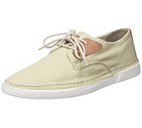 Clarks Men's Gereld Tie Sneaker, Sand Textile, 10 UK