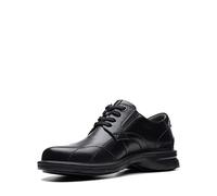 Clarks Men's Gessler Lace Oxford, Black Black Leather, 10.5 UK