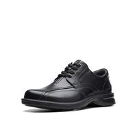 Clarks Men's Gessler Lace Oxford, Black Leather, 9.5 UK