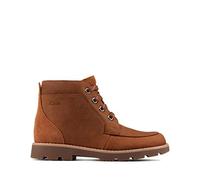 Clarks Men's Heath Lace K Chukka Boot, Tan Leather, 13.5 UK Child