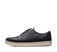 Clarks Men's Hodson Lace, Black Leather, 11.5