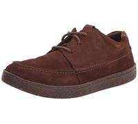 Clarks Mens Hodson Moc Oxford, Dark Brown Suede, 10