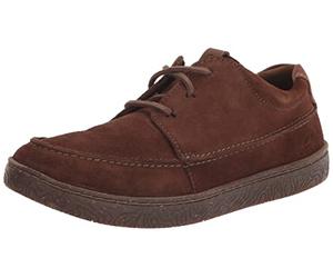 Clarks Men's Hodson Moc Oxford, Dark Brown Suede, 9 UK