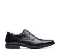 Clarks Men's Howard Oxford Cap, Black, 8.5 UK