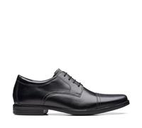 Clarks Men's Howard Oxford Cap, Black, 8.5 UK