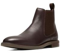Clarks Men's Jaxen Easy Chelsea Boots, Brown Leather, 9.5