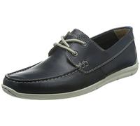 Clarks Men's Karlock Step Boat Shoes, Blue Navy Leather, 8 UK