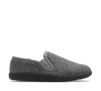 Clarks King Ease Twin Dark Grey Mens slippers 6434-87G in a Plain Textile in Size 7