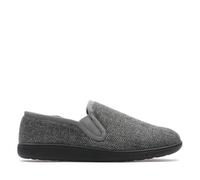 Clarks King Ease Mens Slippers 7 Dark Grey Interest