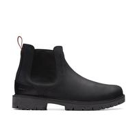 Clarks Mens Leather Smart Chelsea Boot Rossdale Top